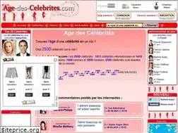 Sites similar to age-des-celebrites.com