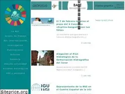 Sites similar to age-geografia.es
