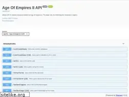 Sites similar to age-of-empires-2-api.herokuapp.com