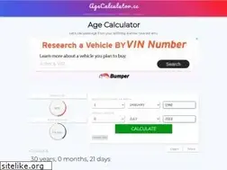 Sites similar to agecalculator.cc