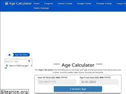 Sites similar to agecalculator.iamrohit.in