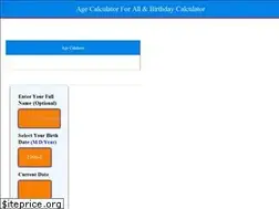 Sites similar to agecalculatorforall.com