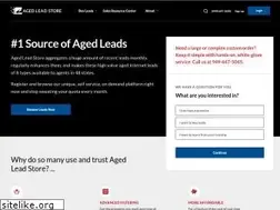Sites similar to agedleadstore.com