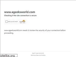 Sites similar to ageeksworld.com