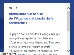 Sites similar to agence-nationale-recherche.fr