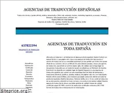 Sites similar to agenciasdetraduccion.es