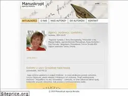 Sites similar to agencja-manuskrypt.pl