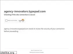 Sites similar to agency-innovators.typepad.com