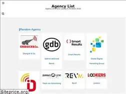 Sites similar to agency-list.com