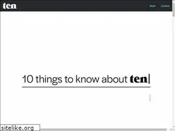 Sites similar to agencyten.com