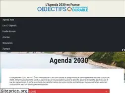 Sites similar to agenda-2030.fr