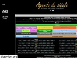 Sites similar to agendadusiecle.free.fr