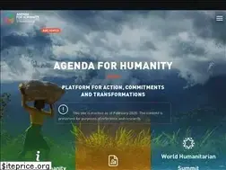 Sites similar to agendaforhumanity.org