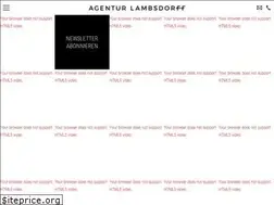 Sites similar to agentur-lambsdorff.com