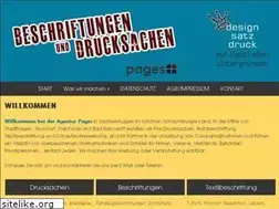 Sites similar to agentur-pages.de