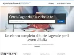 Sites similar to agenzieperlavoro.it