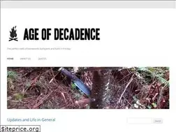 Sites similar to ageofdecadence.com