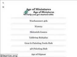 Sites similar to ageofminiatures.com