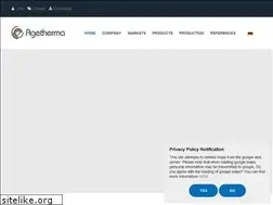Sites similar to agetherma.de