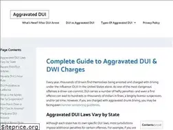 Sites similar to aggravateddui.org