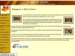 Sites similar to agiftofwood.com