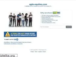 Sites similar to agile-equities.com