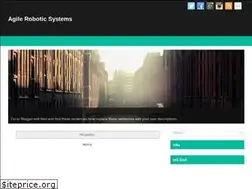 Sites similar to agile-robotic-systems.blogspot.com