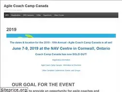 Sites similar to agilecoachcampcanada.ca