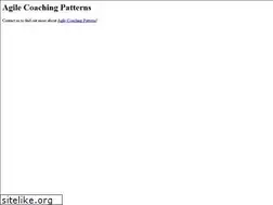Sites similar to agilecoachingpatterns.com