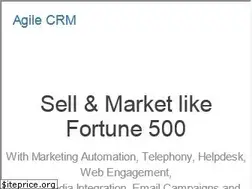Sites similar to agilecrm.com