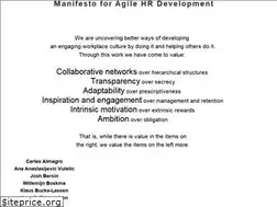 Sites similar to agilehrmanifesto.org