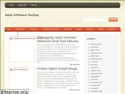 Sites similar to agilesoftwaretesting.com