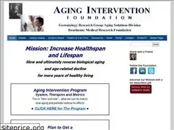 Sites similar to aginginterventionfoundation.org