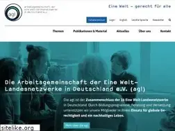 Sites similar to agl-einewelt.de
