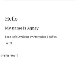Sites similar to agney.dev