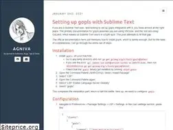 Sites similar to agniva.me