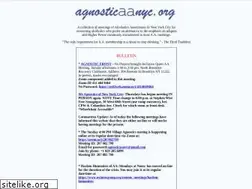 Sites similar to agnosticaanyc.org