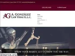 Sites similar to agonzalezlawfirm.com