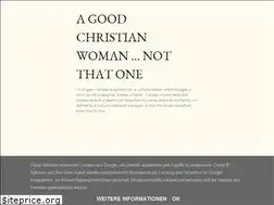 Sites similar to agoodchristianwoman.blogspot.com