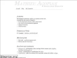 Sites similar to agopian.info