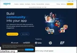 Sites similar to agora.io