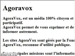 Sites similar to agoravox.com