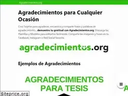 Sites similar to agradecimientos.org