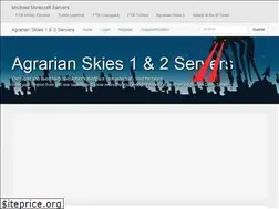 Sites similar to agrarianskiesserver.com