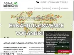 Sites similar to agrarkoordination.de