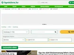 Sites similar to agrarkutatas.net
