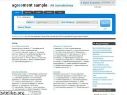 Sites similar to agreementsample.com
