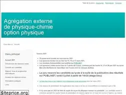 Sites similar to agregation-physique.org