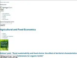 Sites similar to agrifoodecon.springeropen.com