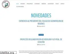 Sites similar to agrimensuramisiones.org.ar